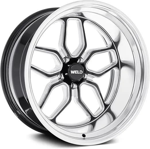 Weld - S107 17X8 Laguna 5X120.7 ET00 BS4.50 Gloss Black MIL Dia 78.1 (S10778063450)