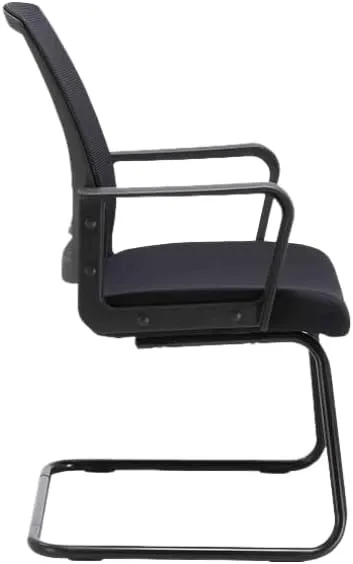 CLATINA Office Guest Chair with Lumbar Support and Mid Back Mesh Space Air Grid Series for Reception Conference Room