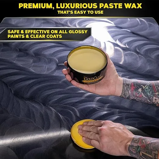 Meguiar's G7014J Gold Class Carnauba Plus Premium Paste Wax, Creates a Deep Dazzling Shine - 11 Oz Container