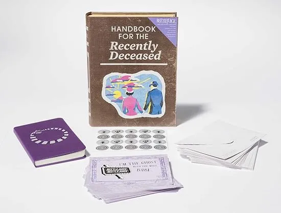 Beetlejuice: Handbook for the Recently Deceased Deluxe Note Card Set (With Keepsake Book Box) (80's Classics)