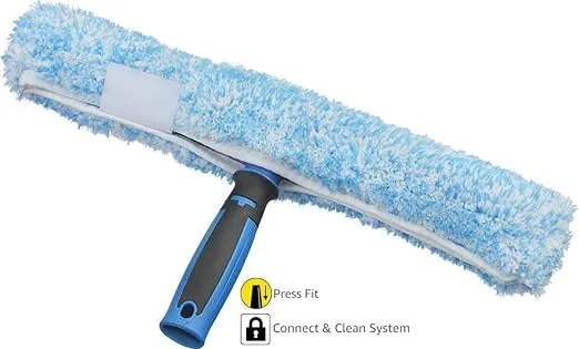 Unger Professional Performance Grip Window Cleaner Scrubber, 14"