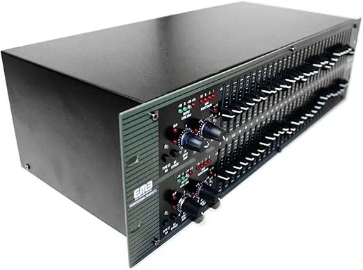 EMB Professional Sound System EB831EQ Graphic Equalizer/Limiter with Type 3 NR for Home/DJ Performance/Club/Studio/Stage/Show/Entertainment
