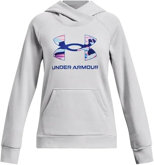 Under Armour Girls Rival Fleece Big Logo Hoodie