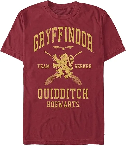 Harry Potter Men's Gryffindor Quidditch Seekert-Shirt