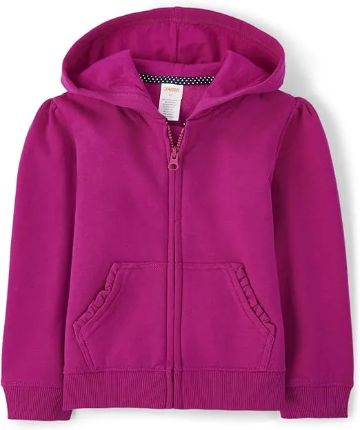 Gymboree Girls And Toddler Long Sleeve Zip Up Hoodie Sweatshirt