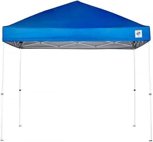 ENV3WH10RB, 10' x 10', Roller Bag, 4-Piece Spike Set, Recreational Grade Royal Blue Top NEW Envoy EZ UP Instant Canopy Shelter Tent, 10' by 10'