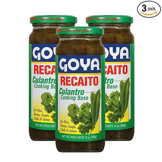 Goya Recaito Culantro Base Cooking 12 Ounces (Pack of 3)