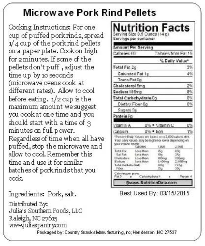 Julia's Pantry Pork Rinds 10 Pound Value Bag ZERO CARBS - Atkins, Keto, Paleo and Diabetic Diet Friendly