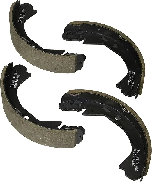BOSCH BS636 Blue Drum Brake Shoe Set - Compatible With Select 1991-05 Buick, Cadillac, Chevrolet, Oldsmobile, Pontiac; REAR