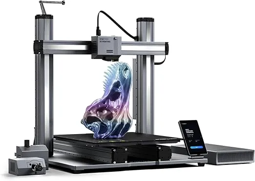 Snapmaker 2.0 A350T 3D Printer, 3 in 1 3D Printer with 3D Printing Laser Engraving CNC Carving,FDM Large 3D Printer Auto Bed Leveling,Printing Size 12.6X13.8X13in,All Metal Frame