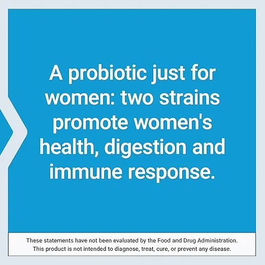 Life Extension FLORASSIST® Probiotic Women's Health, Vaginal Health, Digestive Health, Immune Health, Gluten-Free, Non-GMO, Vegetarian, Once-Daily Formula, 30 Capsules