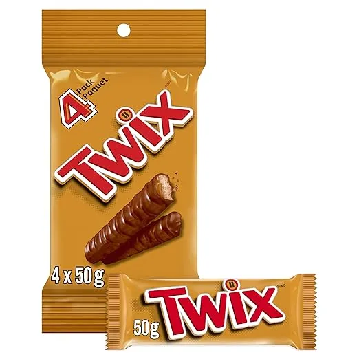 Twix Chocolate 4 Pack 200 Gram/7.05 Ounces (Imported from Canada)