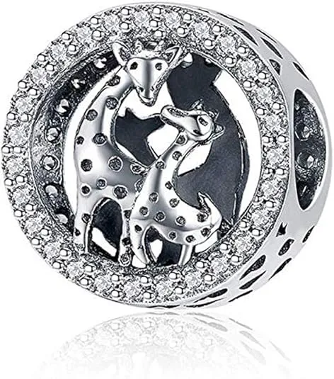 Original 100% 925 Sterling Silver Charm Bead Love Animal Charm Family Birthday fit Pandoras Bracelets DIY Charms
