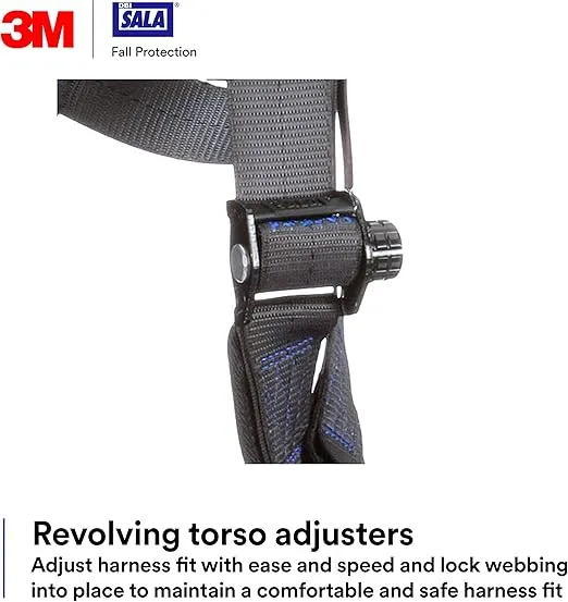 DBI-SALA 3M Comfort Construction Weight Distribution Positioning Safety Harness