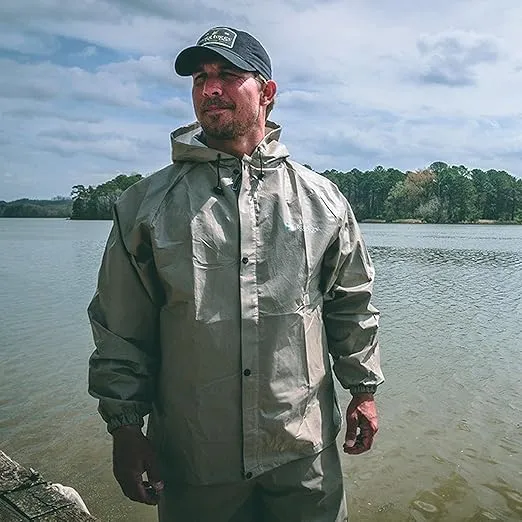 FROGG TOGGS Men's Pro Lite Rain Suit, Waterproof, Breathable, Dependable Wet Weather Protection