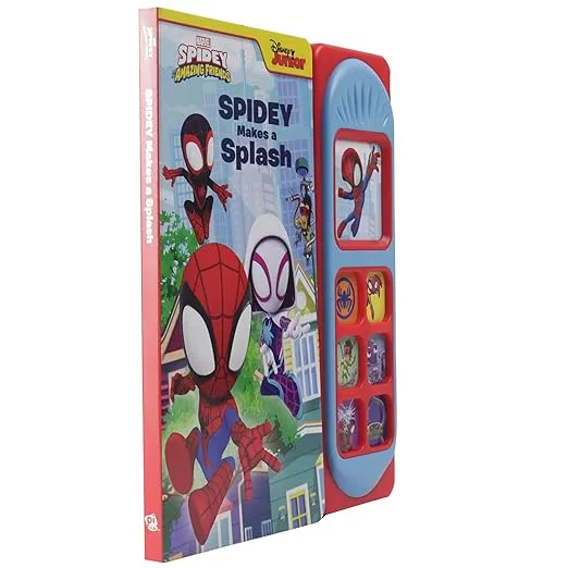 Marvel Spider-man - Spidey and his Amazing Friends – Spidey Makes a Splash Sound Book - PI Kids