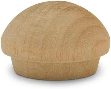 Wood Hole Plugs 1/2 inch, Pack of 250 Maple Button Top Wood Plugs for Screw Holes, by Woodpeckers