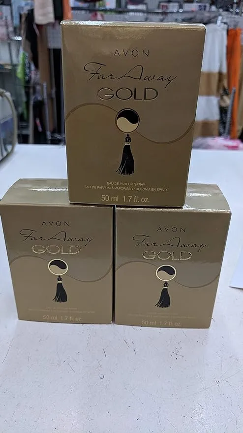 Set Of 3: Far Away Gold Eau De Pafum Spray (1.7 fl. oz.)