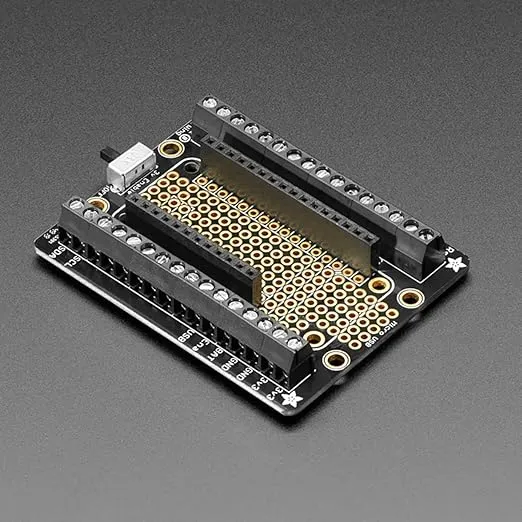 Adafruit Assembled Terminal Block Breakout FeatherWing for all Feathers 2926