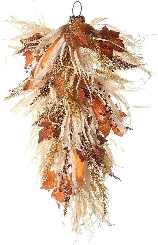 National Tree Company RAHV-20421T30-1 Harvest Teardrop, 30 in, Brown
