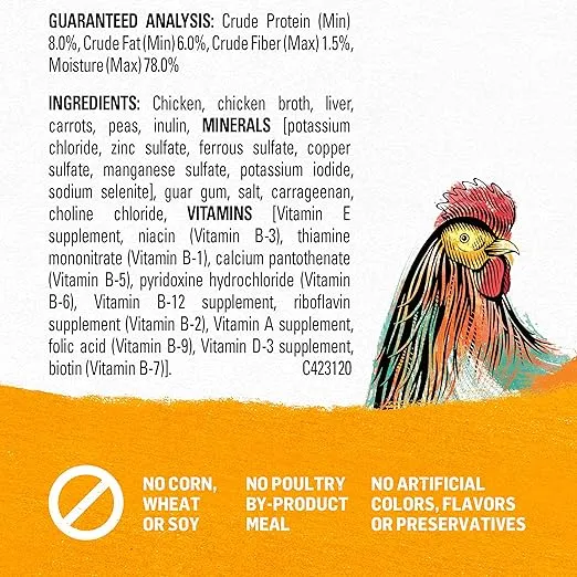 Purina Beyond Chicken, Carrot and Pea Ground Grain Free Wet Dog Food Natural Pate with Added Vitamins and Minerals - (Pack of 12) 13 oz. Cans