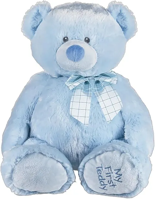 Ganz My First Teddy Plush, 19", Blue