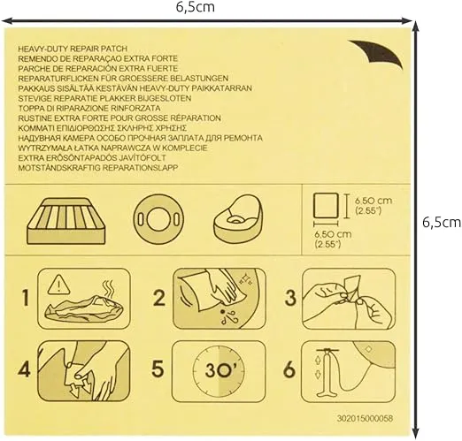Bestway Heavy Duty Inflatables Repair Patch for Lilo's and Pool Float's