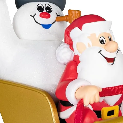 Hallmark Keepsake Christmas Ornament 2024, Frosty the Snowman Frosty and Santa Christmas, Movie Gifts