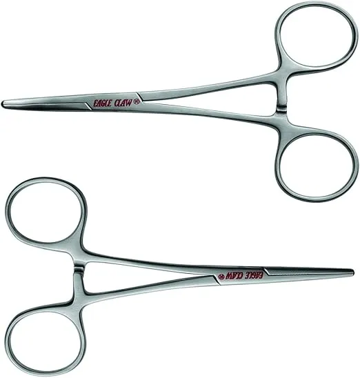 Eagle Claw Straight and Curved TIP Forceps KIT