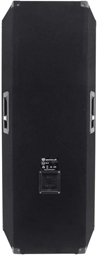 Rockville RSG15.24 Dual 15” 3000 Watt 3-Way 4-Ohm Passive DJ/Pro Audio Speaker