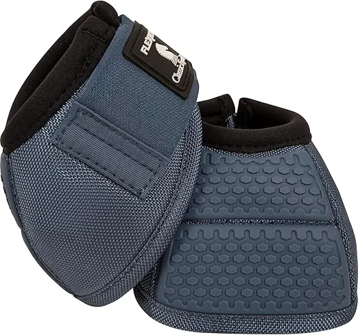Classic Equine Flexion No Turn Bell Boot Dark Denim Medium