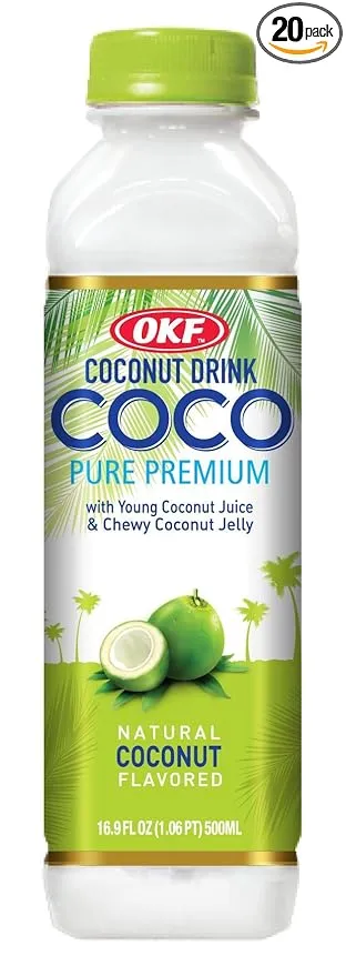 OKF Coco Pure Premium, Original, 16.9 Fluid Ounce (Pack of 20)