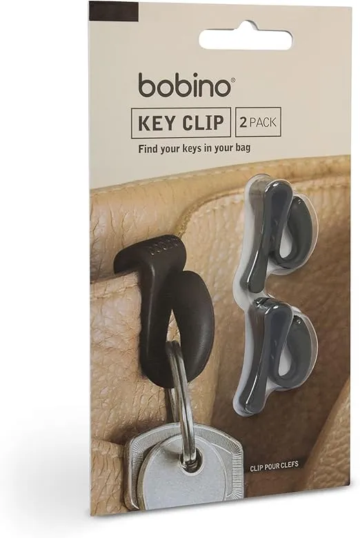Bobino Key Clip 2-Pack - Stylish Minimalist Organizer