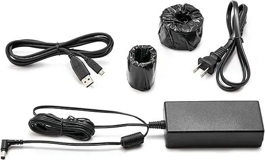 DYMO LabelWriter Wireless Label Printer, USB 2.0, WiFi Connectivity, 600 x 300 dpi, Prints 71 Address Labels Per Minute, Direct Thermal Printing Technology, Black - Includes 1 Rolls of 500 Labels