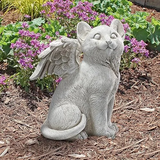 Design Toscano Large Loving Friend Memorial CAT Angel