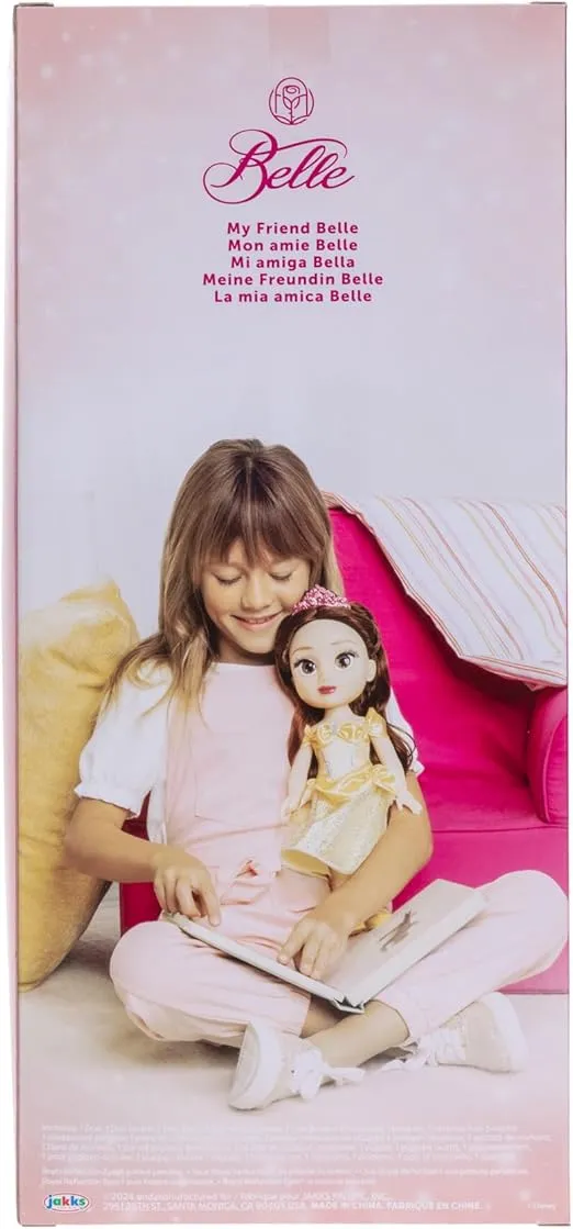 Disney Princess My Friend Belle Doll 14 inch Tall Includes Removable Outfit, Tiara, Shoes & Brush