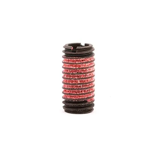 E-Z Lok Externally Threaded Insert, C12L14 Carbon Steel, Meets AISI 12L14, 5/16"-18 Internal Threads, 1/2"-13 External Threads, 1.000" Length, Made in US (Pack of 5)