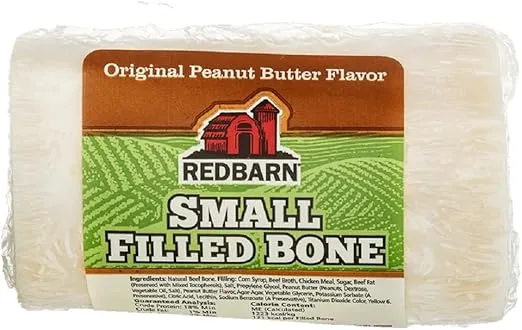 Redbarn Small Filled Bone (Peanut Butter, 1 Bone)
