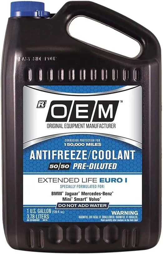 Recochem OEM 86-174BOEM Blue Premium Antifreeze Concentrate Extended Life BLUE, 1 gallon, 1 Pack
