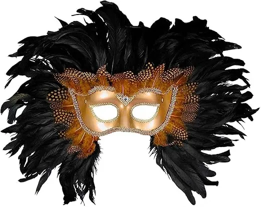 Forum Elaborate Feather Venetian Mask