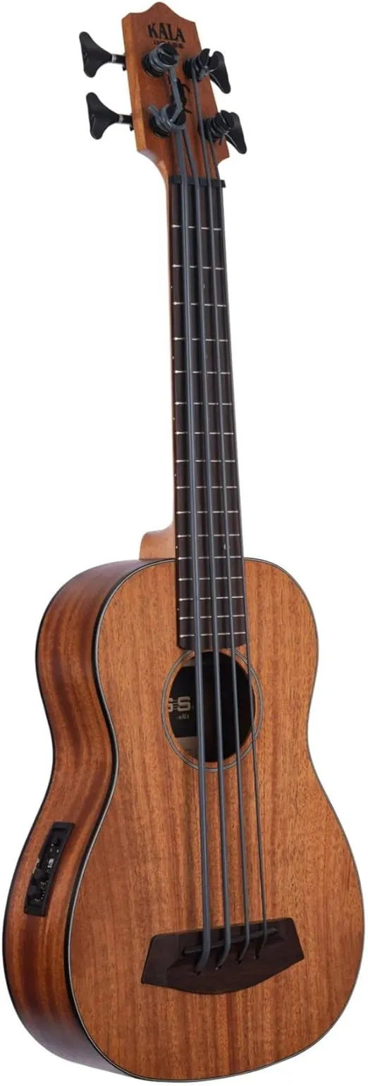 Kala, 4-String Ukulele, Natural (UBASS-RMBL-FS : UBASSRMBLFS2006)